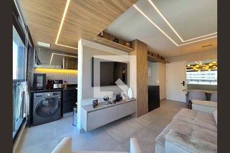 Sala de apartamento à venda com 2 quartos, 54m² em Indianópolis, São Paulo