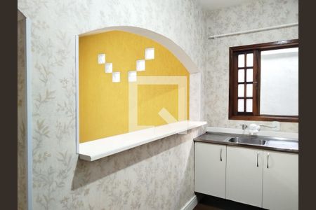 Sala com cozinha americana de casa para alugar com 1 quarto, 35m² em Chácara Califórnia, São Paulo