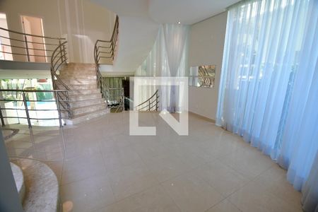 Sala de casa de condomínio para alugar com 4 quartos, 472m² em Parque Imperador, Campinas