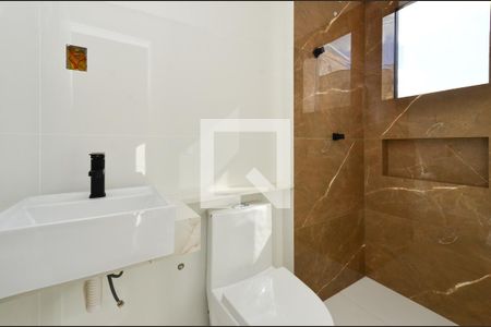 Banheiro Suíte de apartamento à venda com 3 quartos, 95m² em Santa Ines, Belo Horizonte