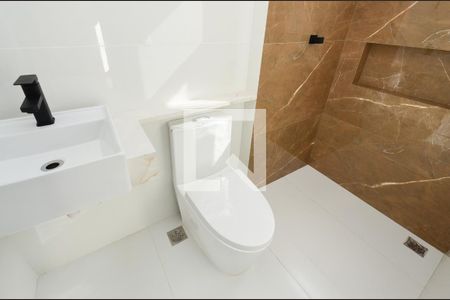 Banheiro Suíte de apartamento à venda com 3 quartos, 95m² em Santa Ines, Belo Horizonte