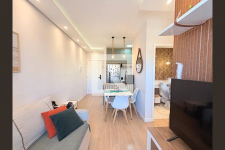 Sala de apartamento para alugar com 2 quartos, 46m² em Vila Tupi, Várzea Paulista