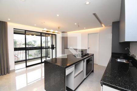 Sala e Cozinha de apartamento para alugar com 2 quartos, 67m² em Boa Vista, Curitiba