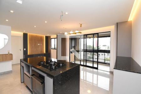 Sala e Cozinha de apartamento para alugar com 2 quartos, 67m² em Boa Vista, Curitiba