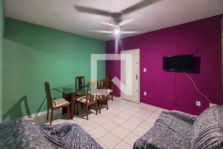 Sala de apartamento para alugar com 2 quartos, 71m² em Boqueirão, Praia Grande
