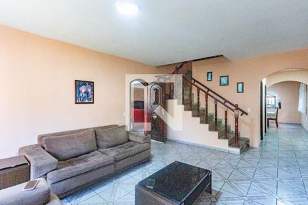 Casa 1 - sala  de casa à venda com 8 quartos, 360m² em Jardim Bandeirantes, Diadema