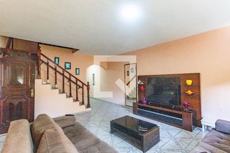 Casa 1 - sala  de casa à venda com 8 quartos, 360m² em Jardim Bandeirantes, Diadema