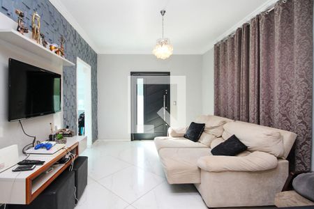 Sala de Estar de casa de condomínio para alugar com 3 quartos, 120m² em Roselândia, Cotia