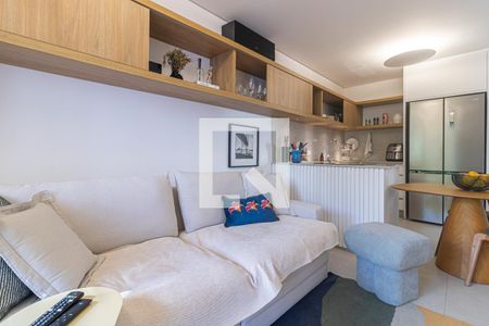Sala de apartamento para alugar com 1 quarto, 42m² em Vila Nova Conceição, São Paulo