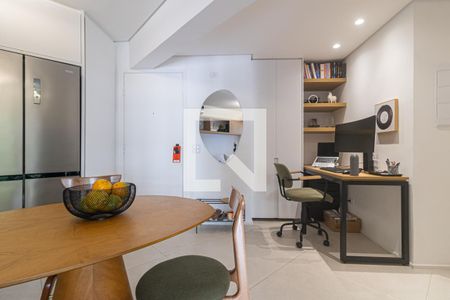 Sala de Jantar de apartamento para alugar com 1 quarto, 42m² em Vila Nova Conceição, São Paulo
