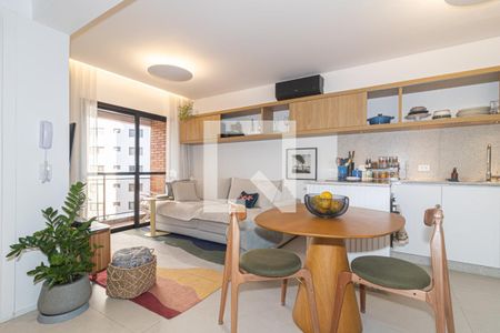 Sala de Jantar de apartamento para alugar com 1 quarto, 42m² em Vila Nova Conceição, São Paulo