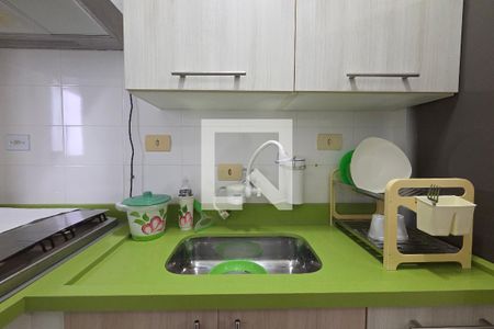 Cozinha de apartamento para alugar com 2 quartos, 87m² em Vila Caiçara, Praia Grande