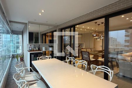 Varanda da Sala e Suíte 1 de apartamento para alugar com 3 quartos, 148m² em Gonzaga, Santos