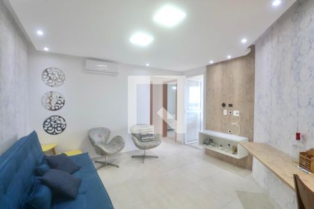 Sala de apartamento para alugar com 2 quartos, 47m² em Jardim Virginia, Guarujá