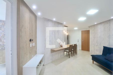 Sala de apartamento para alugar com 2 quartos, 47m² em Jardim Virginia, Guarujá