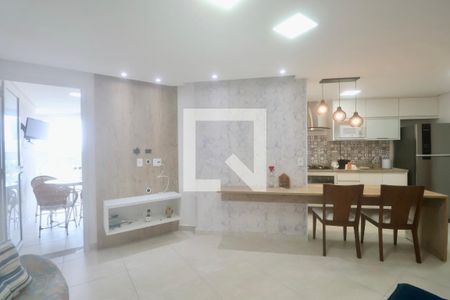 Sala de apartamento para alugar com 2 quartos, 47m² em Jardim Virginia, Guarujá