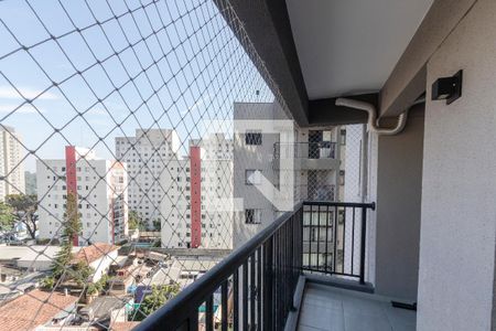 Varanda de apartamento para alugar com 2 quartos, 40m² em Parque Maria Helena, São Paulo