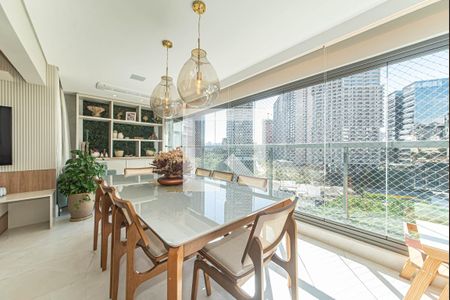 Sala  de apartamento para alugar com 4 quartos, 180m² em Jardim das Acacias, São Paulo