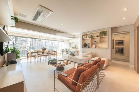 Sala de apartamento para alugar com 4 quartos, 180m² em Jardim das Acacias, São Paulo
