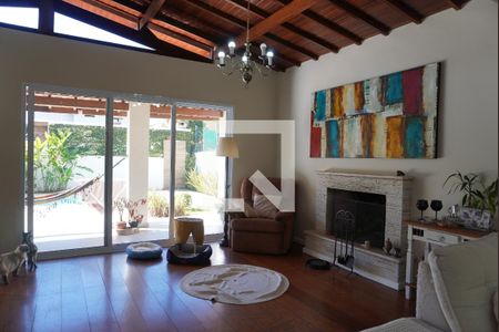 Sala de Estar de casa de condomínio à venda com 4 quartos, 313m² em Morada das Flores (aldeia da Serra), Barueri