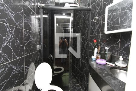 Banheiro de kitnet/studio à venda com 1 quarto, 47m² em Barro Preto, Belo Horizonte