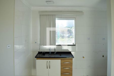 Sala/Cozinha de apartamento para alugar com 1 quarto, 33m² em Vila Guilhermina, São Paulo