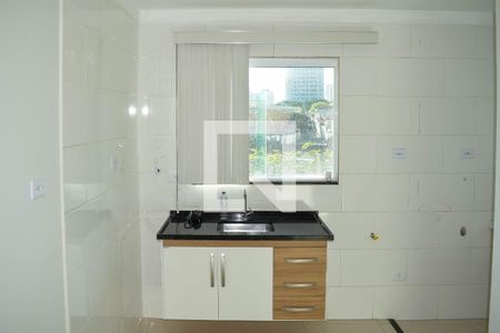 Sala/Cozinha de apartamento para alugar com 1 quarto, 33m² em Vila Guilhermina, São Paulo