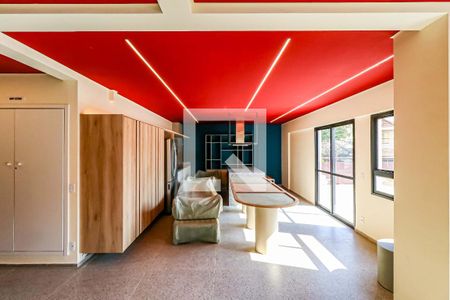 Área comum - Salão de festas de apartamento para alugar com 1 quarto, 27m² em Vila Sonia, São Paulo