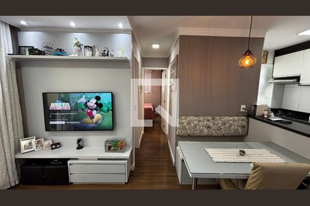 Sala - Sala de Jantar de apartamento à venda com 2 quartos, 48m² em Parque Jaçatuba, Santo André