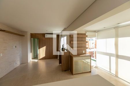 SALA + COZINHA + VARANDA GOURMET INTEGRADOS de apartamento para alugar com 3 quartos, 93m² em Fazenda Santa Cândida, Campinas