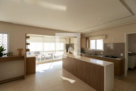 SALA + COZINHA + VARANDA GOURMET INTEGRADOS de apartamento para alugar com 3 quartos, 93m² em Fazenda Santa Cândida, Campinas