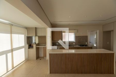 SALA + COZINHA + VARANDA GOURMET INTEGRADOS de apartamento para alugar com 3 quartos, 93m² em Fazenda Santa Cândida, Campinas