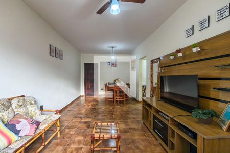 Sala de apartamento para alugar com 2 quartos, 80m² em Guilhermina, Praia Grande
