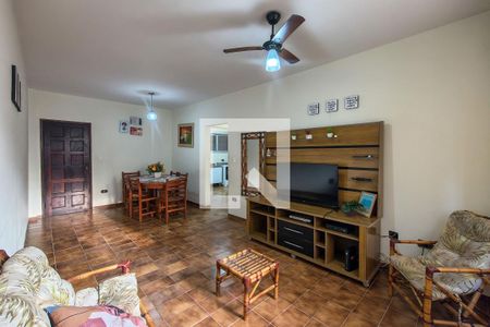 Sala de apartamento para alugar com 2 quartos, 80m² em Guilhermina, Praia Grande