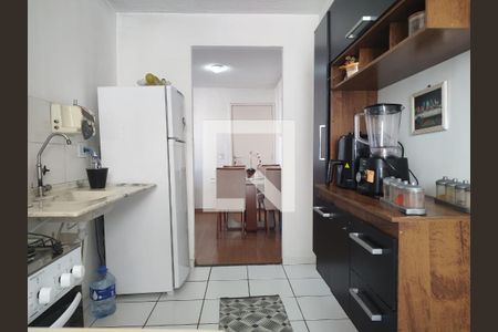 Cozinha de apartamento para alugar com 2 quartos, 42m² em Residencial Cosmos, Campinas