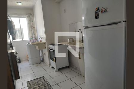 Cozinha de apartamento para alugar com 2 quartos, 42m² em Residencial Cosmos, Campinas