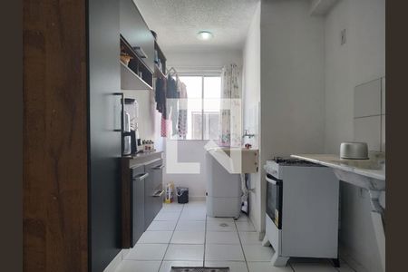 Cozinha de apartamento para alugar com 2 quartos, 42m² em Residencial Cosmos, Campinas