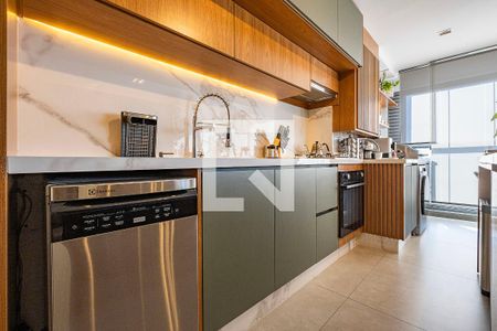Sala/Cozinha de apartamento para alugar com 1 quarto, 50m² em Vila Anglo Brasileira, São Paulo