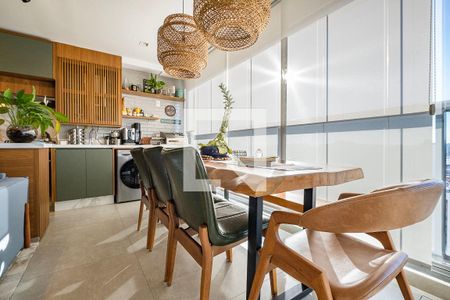 Sala/Cozinha de apartamento para alugar com 1 quarto, 50m² em Vila Anglo Brasileira, São Paulo