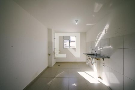 Sala/Cozinha e Área de Serviço de apartamento para alugar com 1 quarto, 30m² em Tremembé, São Paulo