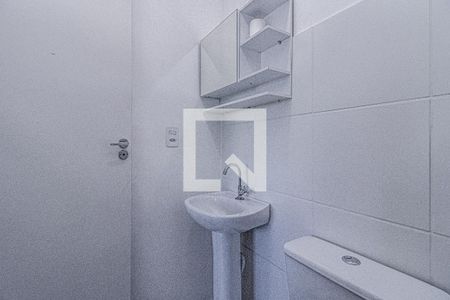 banheiro social_3 de apartamento para alugar com 2 quartos, 35m² em Sacoma, São Paulo