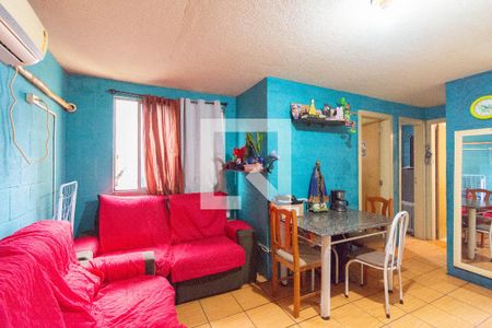 Sala -Cozinha de apartamento à venda com 2 quartos, 56m² em Mato Grande, Canoas