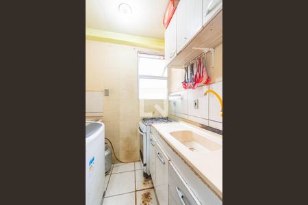 Sala -Cozinha de apartamento à venda com 2 quartos, 56m² em Mato Grande, Canoas