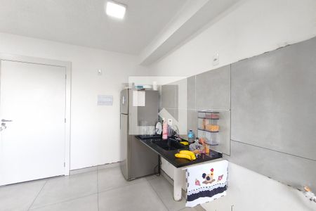 Sala - Cozinha de apartamento para alugar com 2 quartos, 47m² em Residencial Parque da Fazenda, Campinas