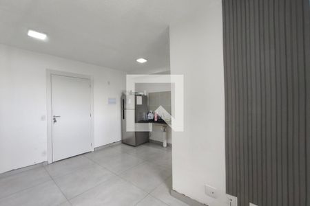 Sala - Cozinha de apartamento para alugar com 2 quartos, 47m² em Residencial Parque da Fazenda, Campinas