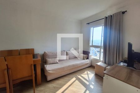Sala de apartamento à venda com 2 quartos, 50m² em Vila Lutécia, Santo André