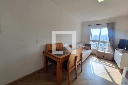 Cozinha de apartamento à venda com 2 quartos, 50m² em Vila Lutécia, Santo André