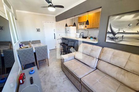 Sala de apartamento para alugar com 1 quarto, 38m² em Cidade Ocian, Praia Grande