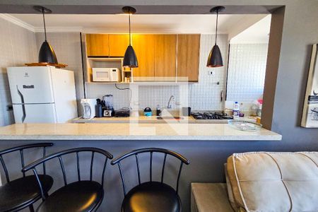 Sala de apartamento para alugar com 1 quarto, 38m² em Cidade Ocian, Praia Grande