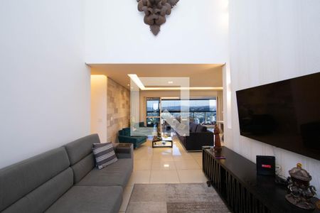 Sala de apartamento à venda com 4 quartos, 166m² em Vila da Serra, Nova Lima